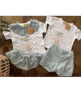 conjunto ratón globos