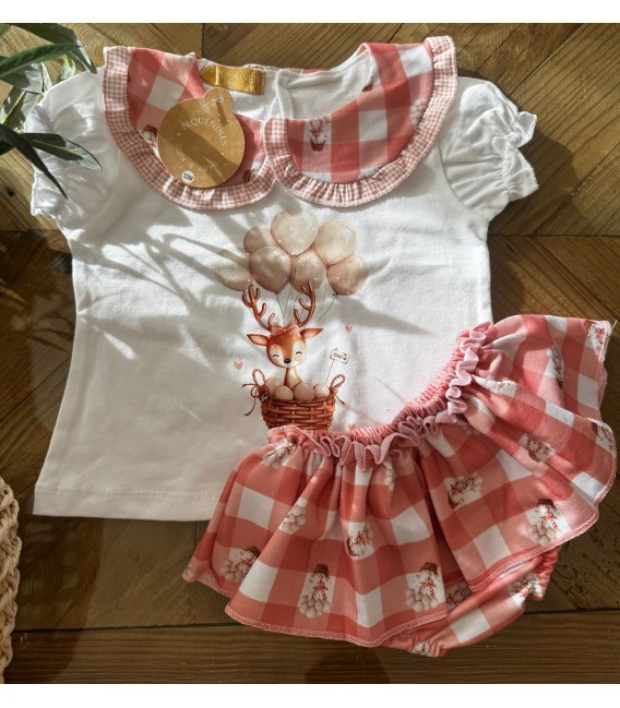 conjunto cesta bambi globos