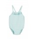 Bañador vichy turquesa