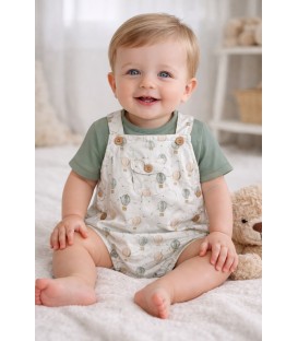 Conjunto Camiseta Peto Globo