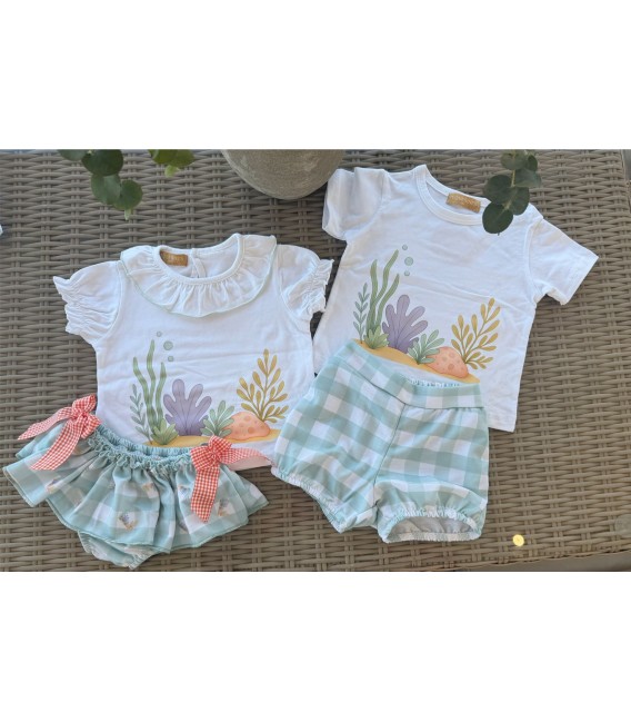 conjunto bajo el mar