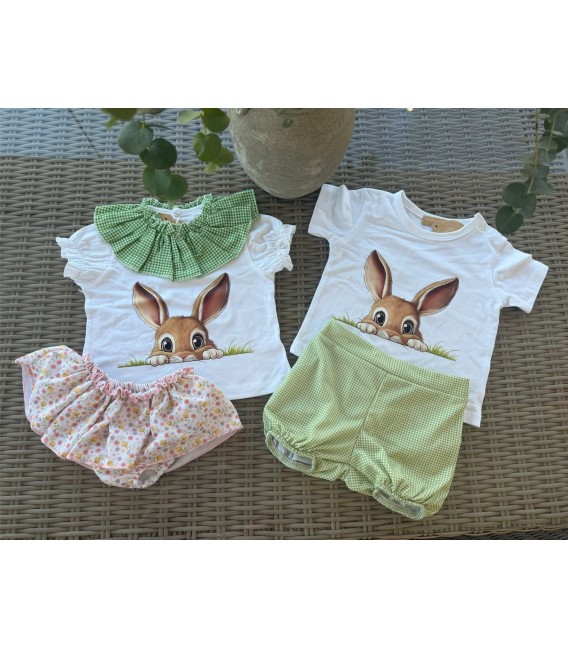 conjunto conejo lindo