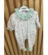 Pijama Enterizo flor y vichy