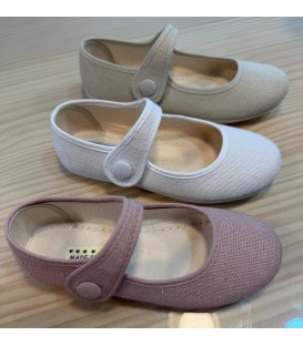 zapato lino boton