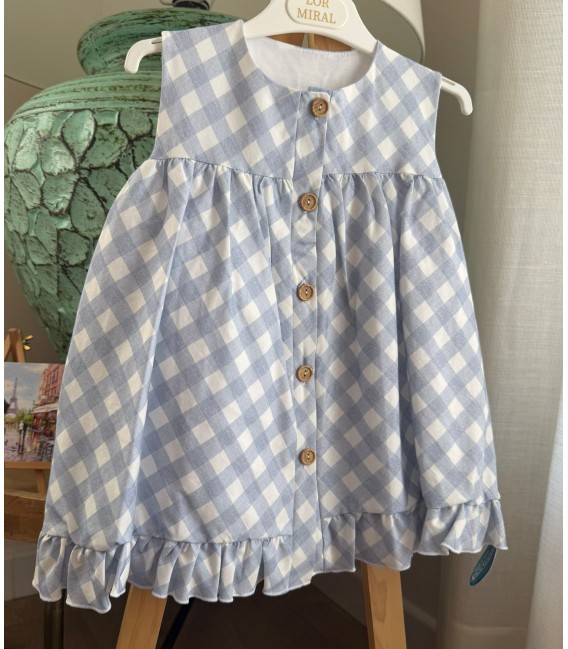 vestido azules azafatas empolvados