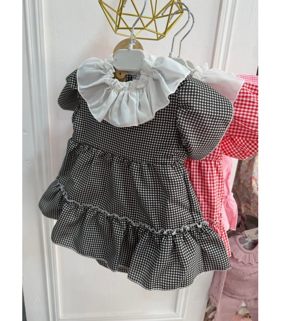 vestido con cubrepañal