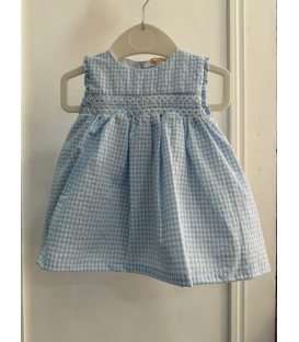 vestido con cubrepañal