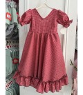 Vestido canastero Burdeos