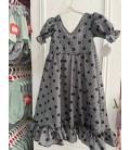 flamenca vichy negro