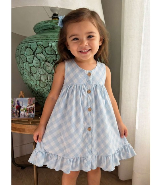 VESTIDO RAYAS AZULES