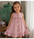 VESTIDOS CUADROS MALVA