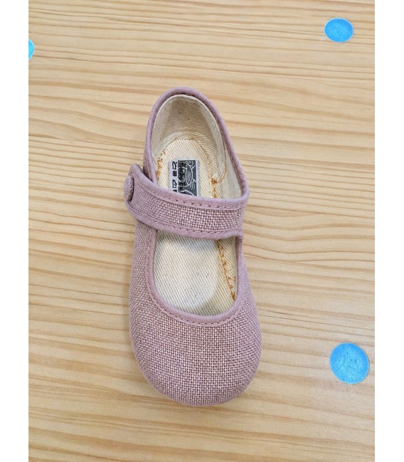 ZAPATO BOTÓN ROSA