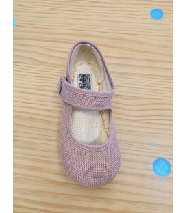 ZAPATO BOTÓN ROSA