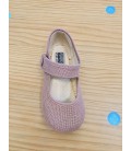 ZAPATO BOTÓN ROSA