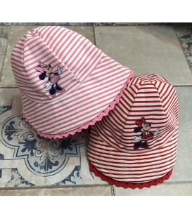 Gorros minnie rayas