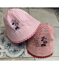 Gorros minnie rayas