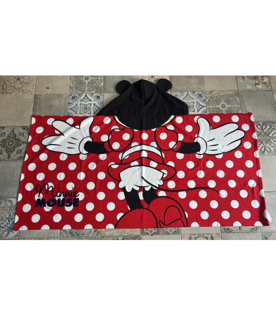 Poncho Minnie lunares con orejitas
