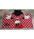 Poncho Minnie lunares con orejitas