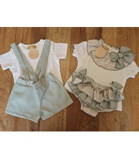 Conjunto de Algodón Elegante
