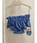 Cubrepañal Azul Niña
