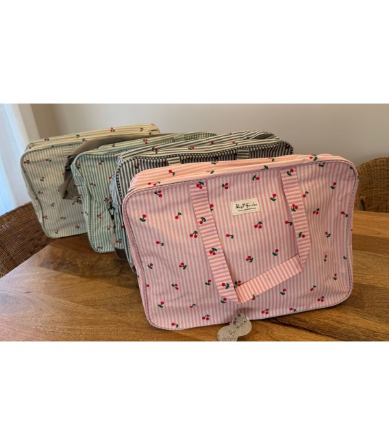 Bolso cuadrado guindas