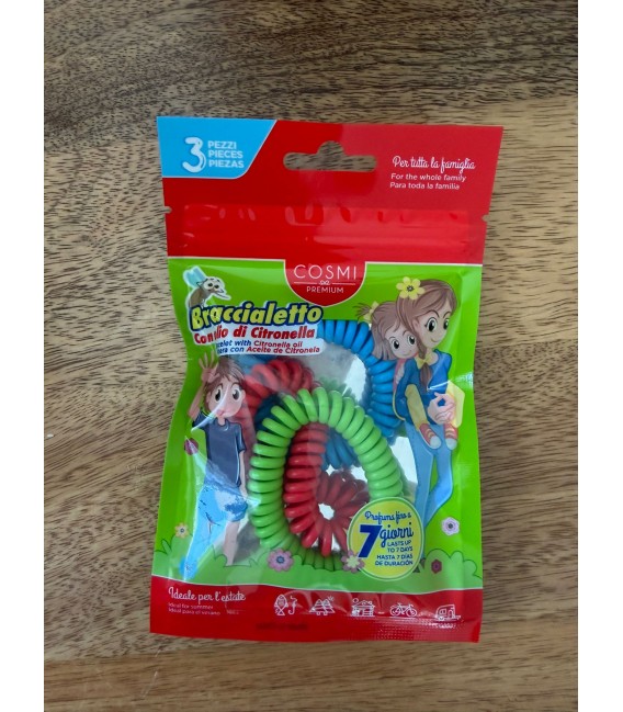 Pack de 3 pulseras citronella