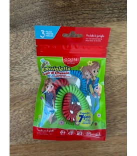 Pack de 3 pulseras citronella