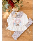 conjunto de maya elefante arcoíris