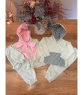 chándal cuadro vichy verde y rosa