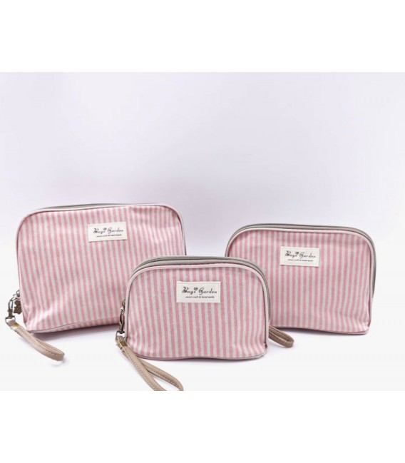 Pack de 3 neceser rayas