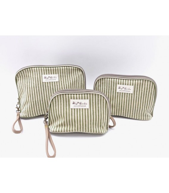 Pack de 3 neceser rayas
