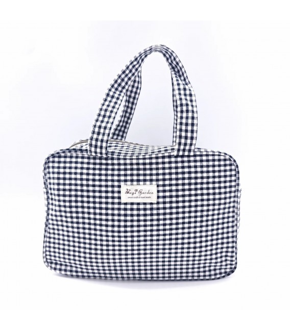 bolso cuadrado vichy