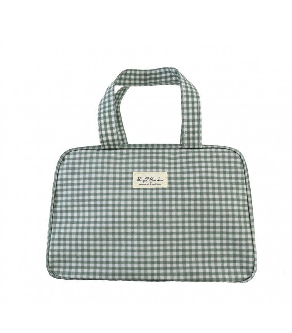 bolso cuadrado vichy