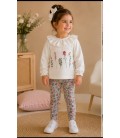conjunto leguins flores
