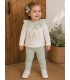 CONJUNTO LEGUINS VERDE HADA CONEJITA