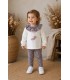 Conjunto mayas flores bailarina
