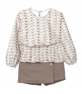 Conjunto Falda Pantalón Nola