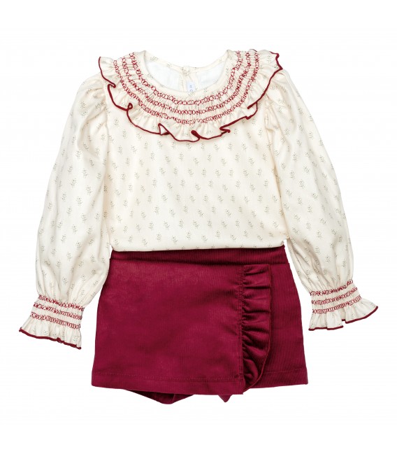 Conjunto falda pantalón cangas