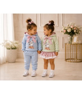 CONJUNTO MAPACHE CUADRO VICHY