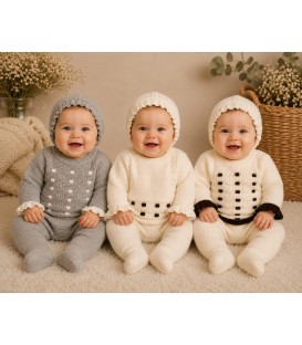conjunto lana 3 piezas
