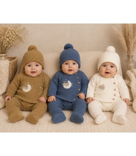 conjunto lana 3 piezas