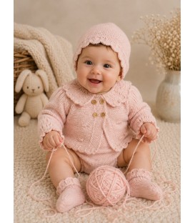 conjunto tres piezas rosa