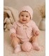 conjunto tres piezas rosa