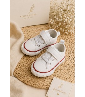 Convers Blanca con Velcro