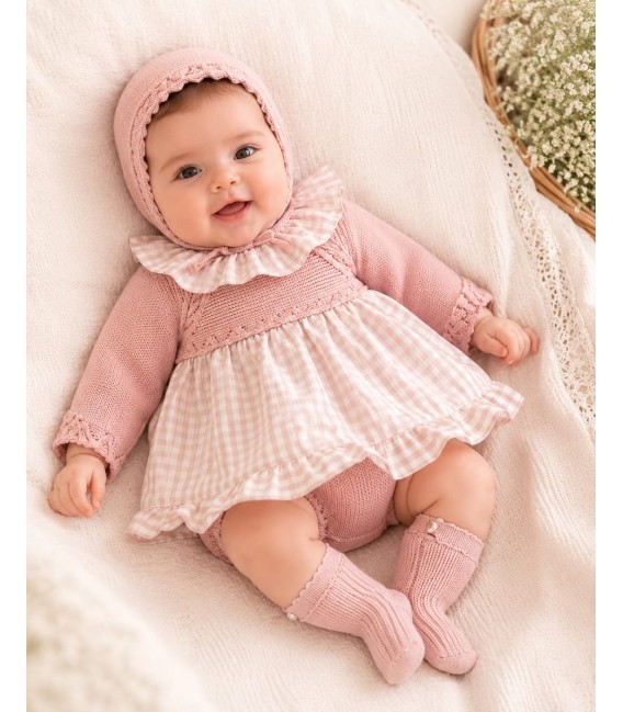 Vestido Vichy Rosa