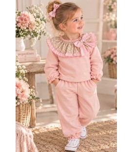 Chandal rosa bebe Bello
