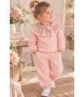 Chandal rosa bebe Bello