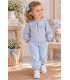 Chandal flor celeste