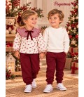 conjunto guindas cuadro vichy