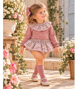 conjunto maquillaje flor Liberty